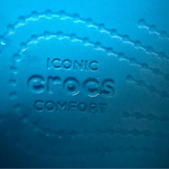 CROCS Toddler Boy's Sz 10 Bright Blue Slip-On Robber Clogs Water Shoes - Picture 12 of 13